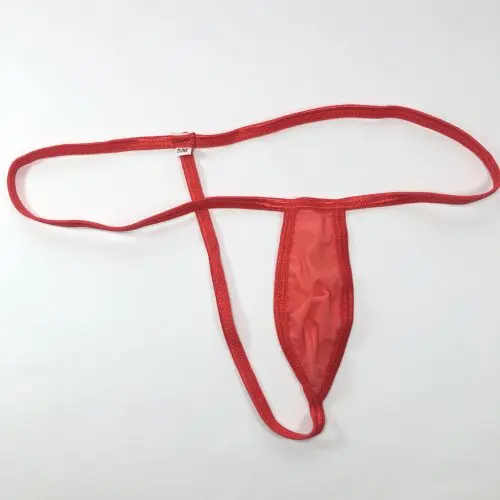 Mens String Thong FUN Tiny Pouch Cannot Covered Soft Thin Jersey solid color G2032 Japanese style jj thong