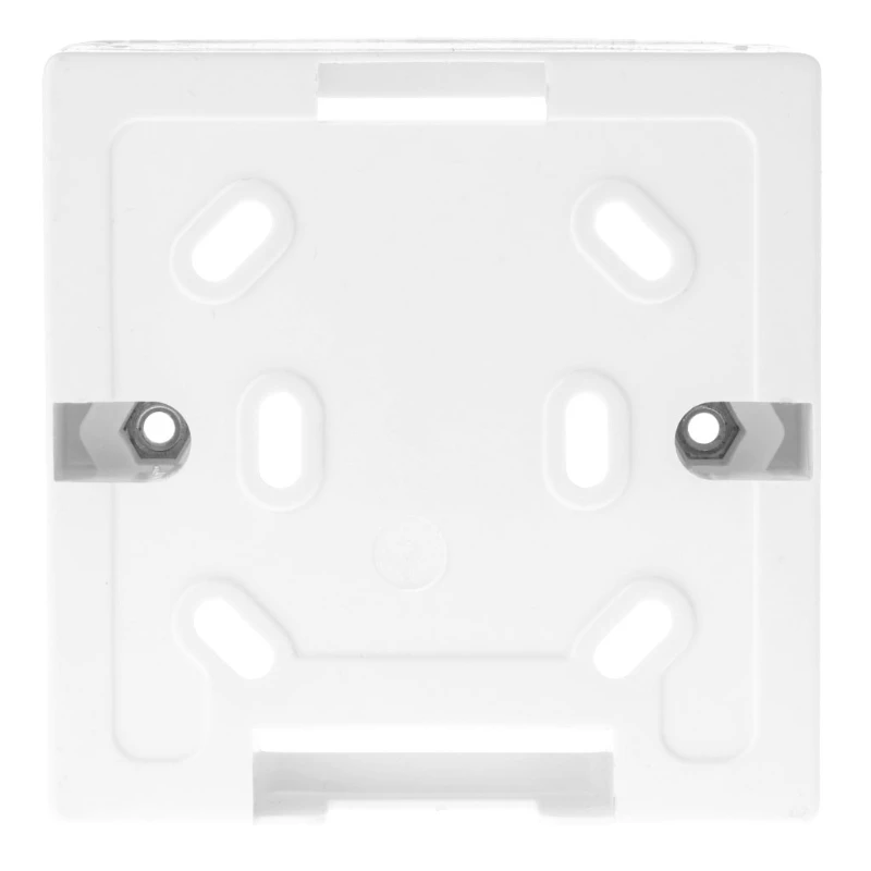 OOTDTY 86*86mm Wall Mounted Junction Box for Thermostat White Color Installation Box for BOT-313WIFI Boiler Thermostat