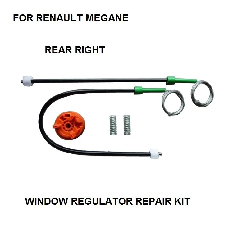 WINDOW REGULATOR KIT FOR RENAULT MEGANE II CABRIOLET CONVERTIBLE WINDOW REGULATOR REPAIR KIT REAR RIGHT 2002-2016