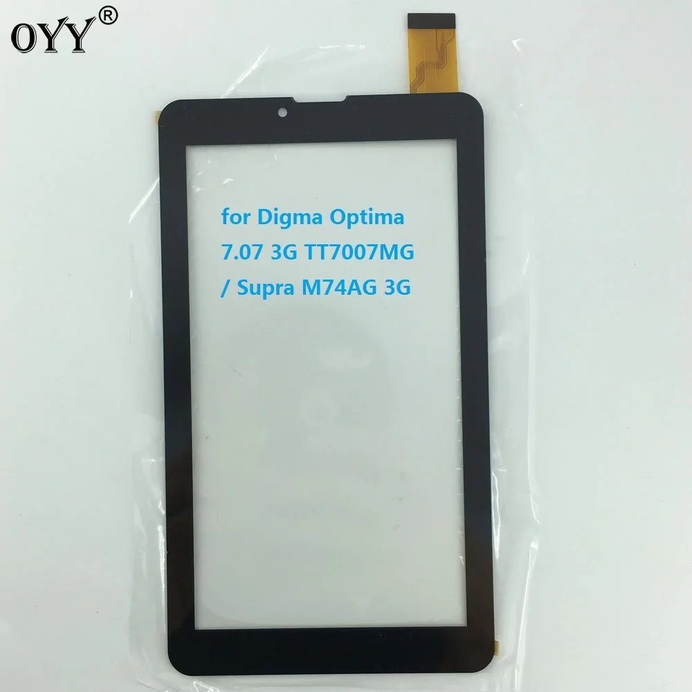 

7'' inch capacitive touch screen capacitance panel digitizer glass for Digma Optima 7.07 3G TT7007MG / Supra M74AG 3G tablet pc