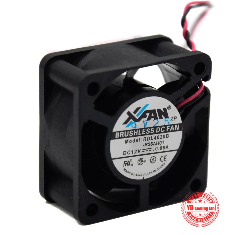 NEW XINRUILIAN XFAN 4020 12V RDL4020S RDL4020B 4CM cooling fan