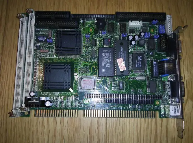 JUKI-750E ISA  100% OK Original IPC Board  Slot Industrial motherboard Half-Size CPU Card PICMG1.0