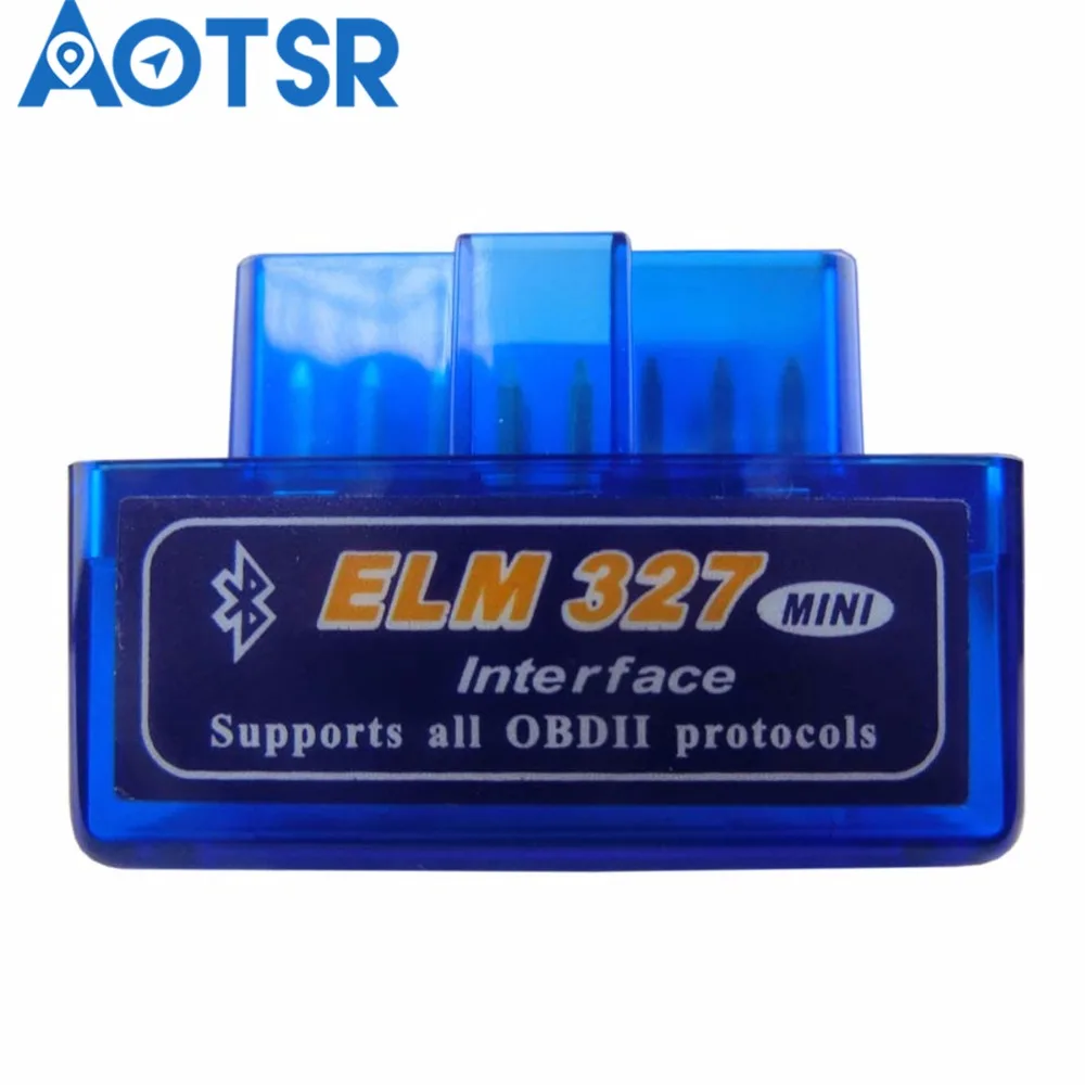 V2.1 Super MINI ELM327 BT  OBD2 Wireless ELM 327 Multi-Language Works ON Android/PC INI ELM327 HHOBD HH OBD BT  OBD2