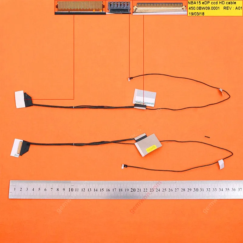 

New Laptop Cable For HP PAVILION 15-BR 15-BR077NR ,ORG PN:450.0BW09.0001 Replacement Repair Notebook LCD LVDS CABLE