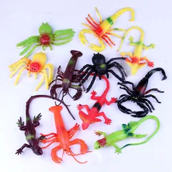 Colorful TPR Simulation Lizard scorpion Insects Model Toys Prank Tricky Scary Toys Halloween Props Children's Model Toys