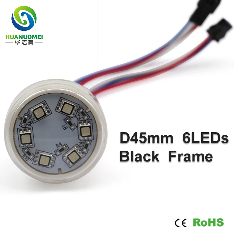 hot 45mm 6LEDs UCS1903 led pixel light addressable digital waterproof smart pixel rgb led module lights 5050 smd module lighting