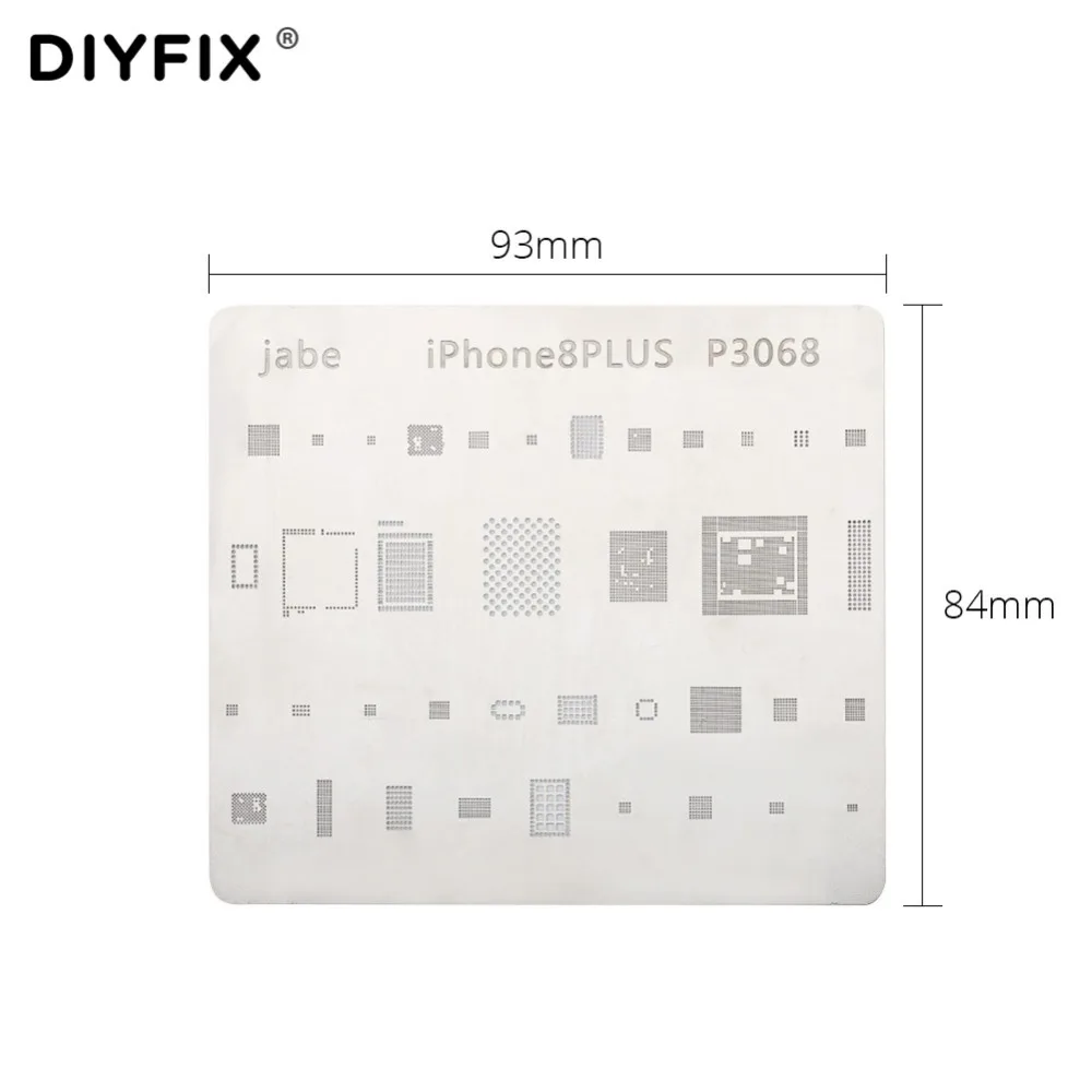 Diyfix placa lógica do telefone ferramenta de reparo para o iphone x 8 plus para ipad placa placa placa placa placa placa placa ic chip solda net aço inoxidável