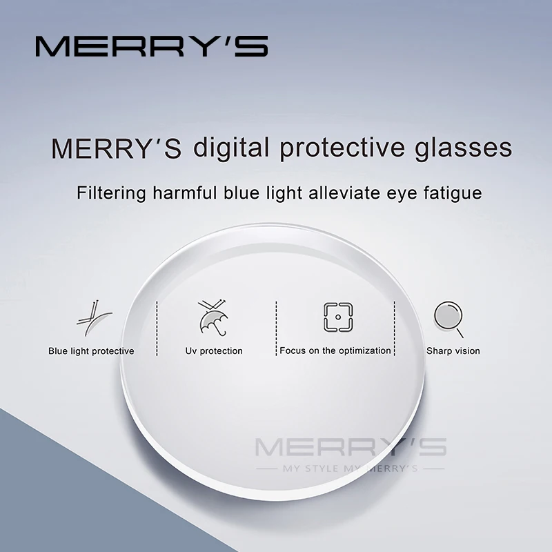 MERRYS A4 High Quality Toughness Thinner Super-Tough Optical Lenses Aspheric Lens Series Myopia Hyperopia Presbyopia Lens