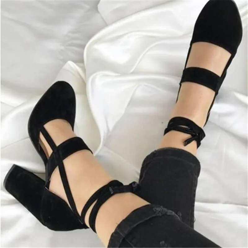 2022 New Women Shoes Fashion Gladiator Heels Shoes Woman Quality Lace-Up High Heels Hollow out Women Heels Shoes