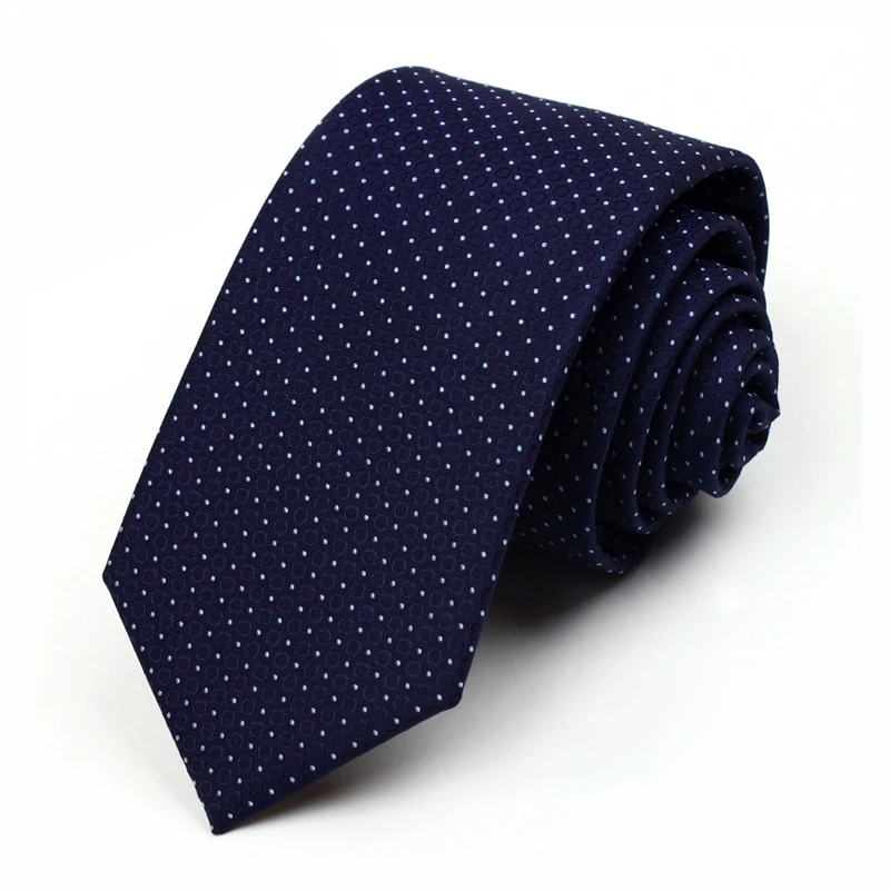 

Classic Faux Tie Fashion Ties for Men’s Casual with Littel Polka Dot 7cm Neckties Men's Tie Solid Color Ties for Men