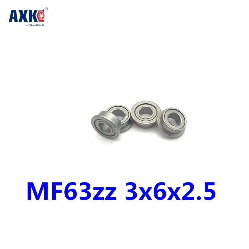 

2023 Rushed 100pcs The Common Quality Flanged Bearing 3x6x2.5 Mm Mf63zz(3*6*2.5) Miniature Flange Deep Groove Ball Bearings