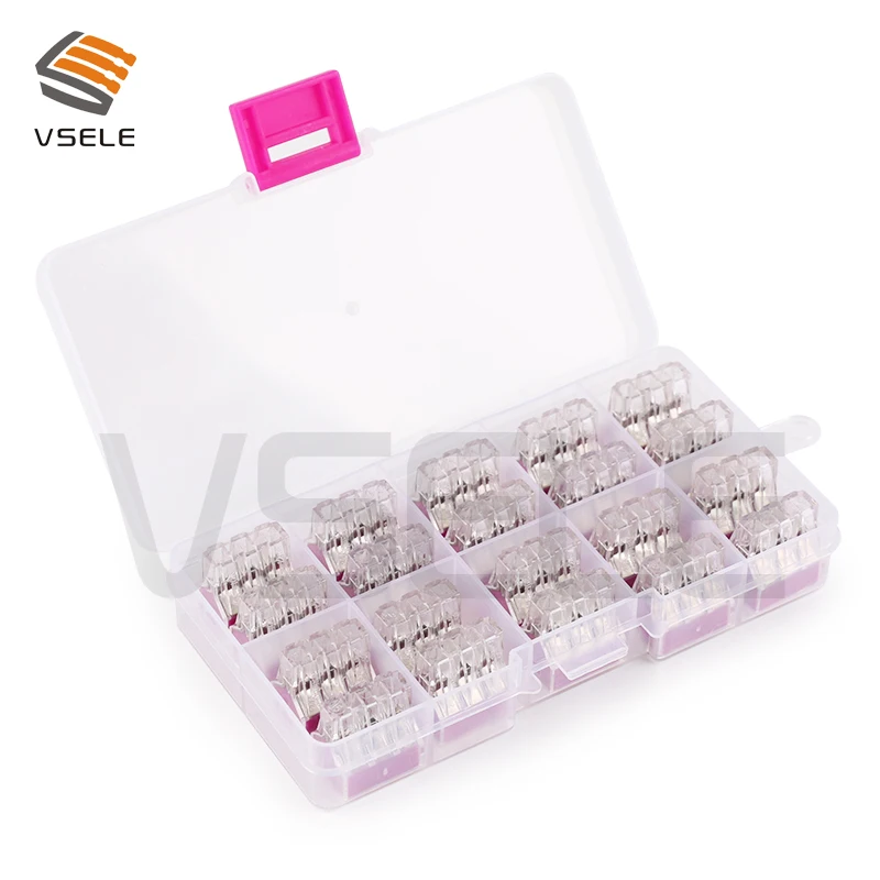 20pcs VSE-106 773-106 VSELE Building wiring terminal connector 6Pin wire connector 0.75 - 2.5 mm2 6 PIN