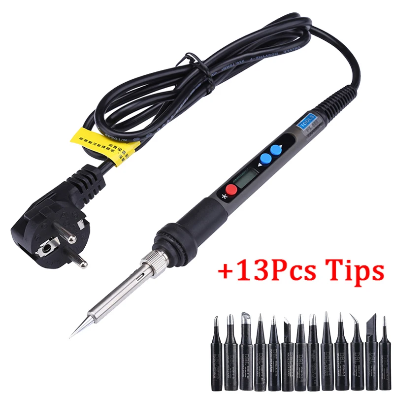 

110V/220V 90W Electric Soldering Iron Digital LCD Adjustable Temperature Solda Solder Station Welding Repair Tools Ferro De Sol