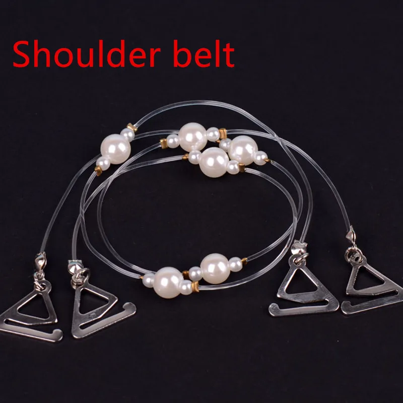 Women's Clothing Intimates Accessories Straps Transparent shoulder strap Invisible transparent hanging neck Bra straps