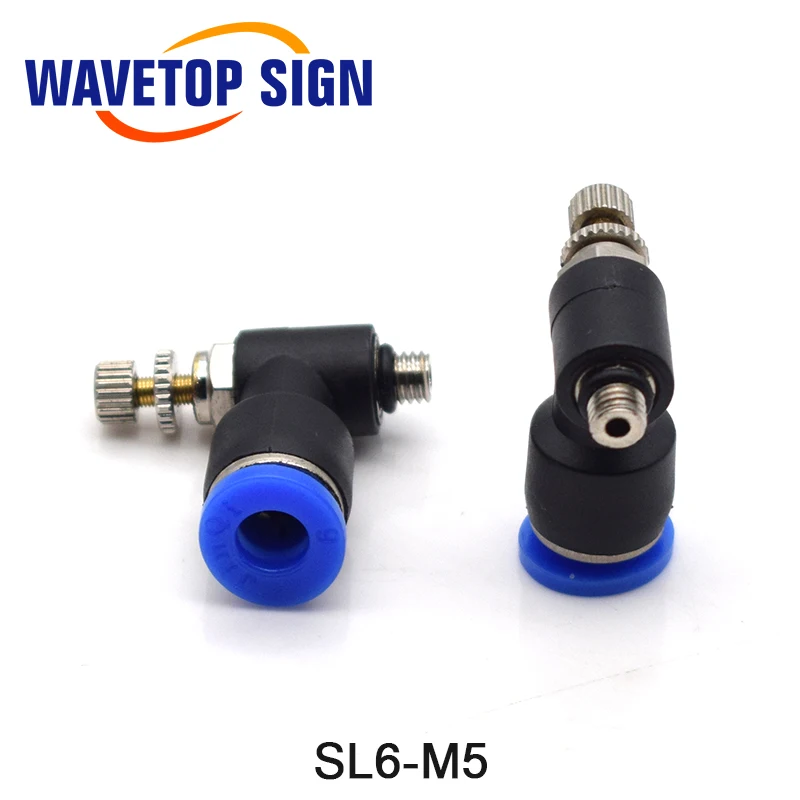 WaveTopSign فوهة الغاز تنظيم الهواء Dia.6mm 8 مللي متر 2 قطعة/السلع فوهة الهواء لرأس الليزر Co2 آلة القطع والنقش بالليزر