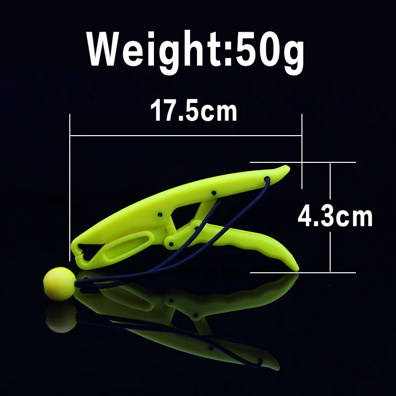 1Pcs Fishing Grip PP Hard Plastic LipGrip Fish Grip Controller Red Yellow Avialable Floating Peche Griper Pescaria de Pesca