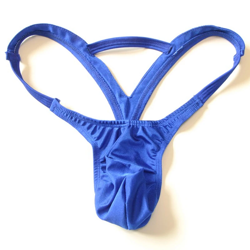 sexy new Fashion Mens Pouch Thong Lingerie Penis Underwear Mens Double Thongs Solid G-string jockstrap gay underwear