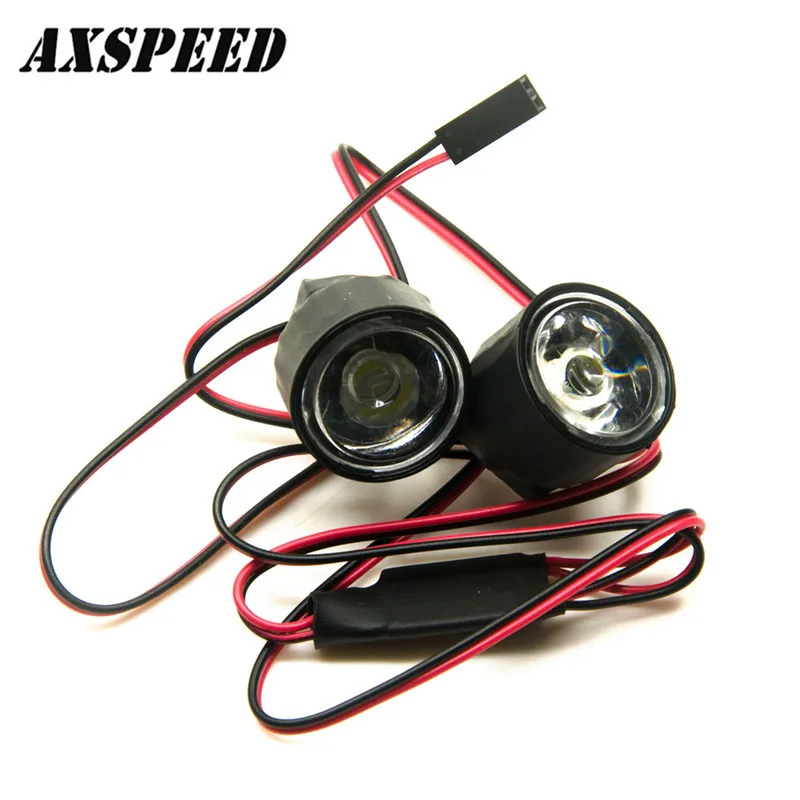 AXSPEED RC Car LED Light 1W/3W Night Navigation Searchlight High Bright Signal Headlight Flashing Lamp for 1/10 RC Mode Car Part