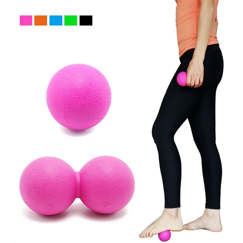 

Massage Ball Women Lacrosse Yoga Mobility Myofascial Trigger Point Release Body Muscle Relexation Ball Peanut Shape