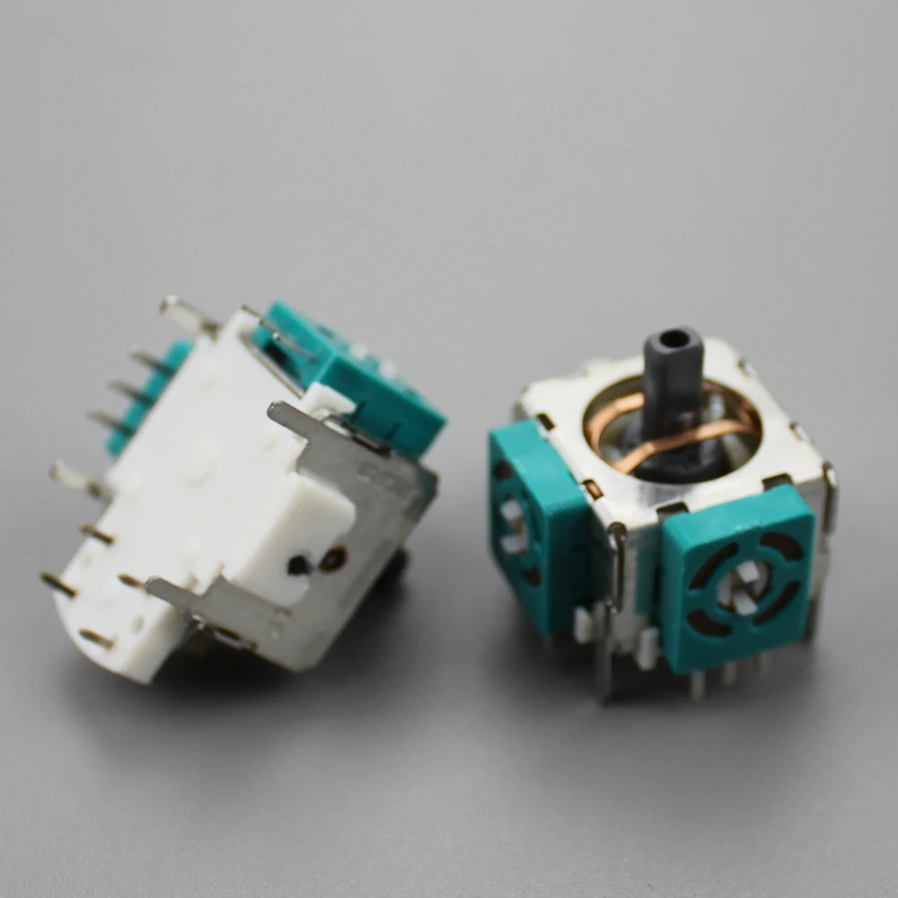 TingDong  1pcs/lot New Replacement Green 3D joystick analog Thumb stick for XBOX 360 / XBOX 360 SLIM controller gamepad