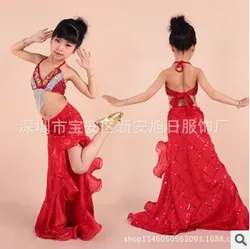 New Style Gypsy dancing Suit Outfits for Kids Children high quality bellly dance indian dance Set dress bellydance Wear