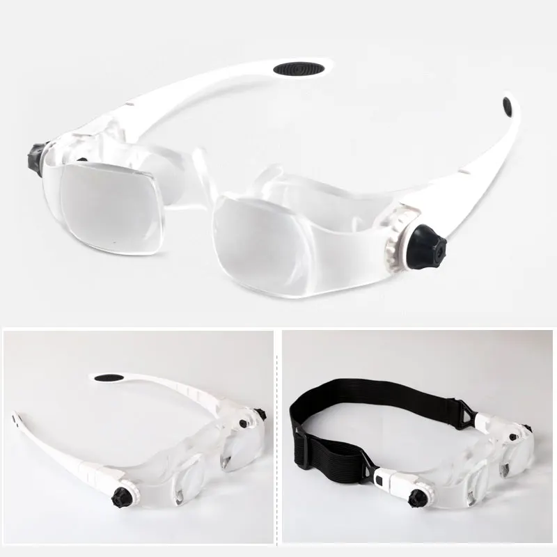 1.5X-3.8X Mobile Phone Eyeglass Magnifying Glass With Mobile Phone Holder Adjustable Glasses Cellphone Screen Magnifier