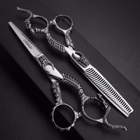 6 inch Hair Cutting Thinning Scissors Salon Barber Shears Hairdressing Set Styling Tool Hair scissors 440c