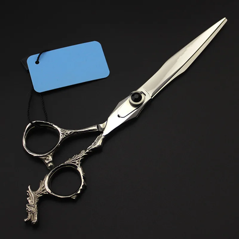 Professional 7 '' JP440c silver dragon pet dog grooming hair cutting scissors dog barber haircutting shears hairdresser scissors