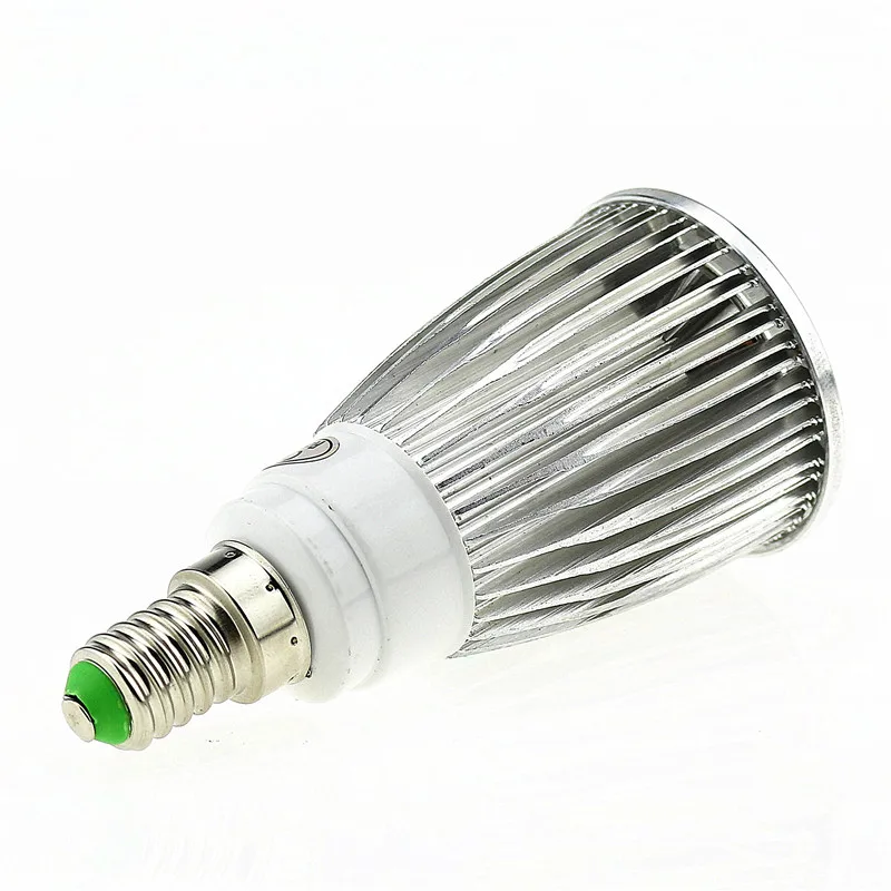 1x holofote led cob alto lúmen e14 9w 12w 15w regulável ac110v 220v, lâmpada de led, luz quente/fria branca