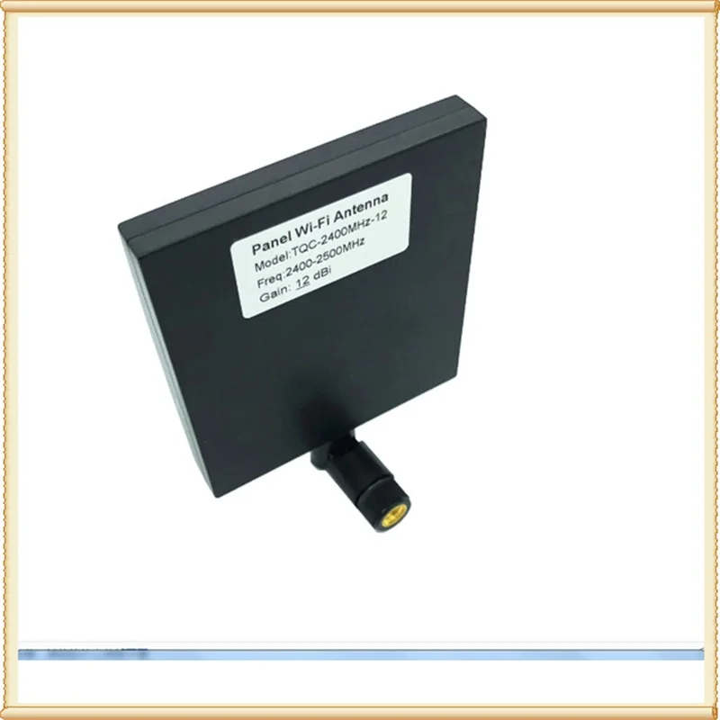 2.4G Hz WLAN WiFi Panel Antena 2400-2500M Hz Antena 12dBi Antena Eksternal RP-SMA Male Connector Untuk Router