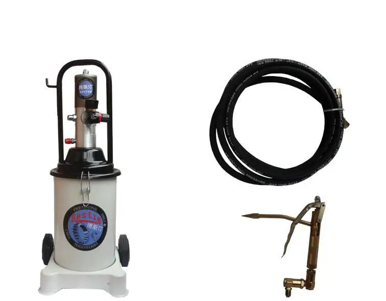 13L capacity high pressure butter machine, pneumatic roller lubricator, multipurpose grease gun universal gun with oil pipeline.