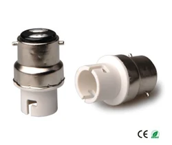 1pc B22 per BA15D adattatore base della lampada, bA15d per b22 presa di luce del supporto del convertitore, consentono di installare BA15D lampada in b22 presa CE