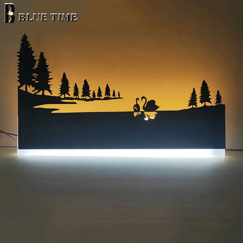 12w L38cm Black Modern LED Wall Lamp For Dining Room Study Room Bedroom Living Room Acrylic Sconce LED Wall Lights Home Fixtures