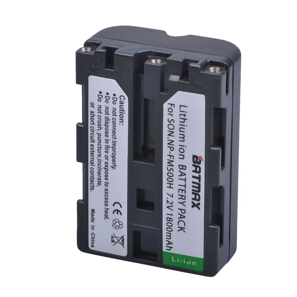 1Pc 1800mAh NP-FM500H kamera bateria do Sony A57 A58 A65 A77 A99 A550 A560 A580 A900 kamery