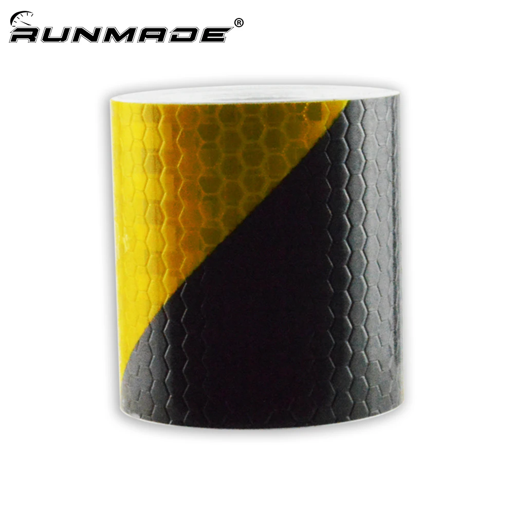 runmade 5cmx3m For Bikes Cars Motorcycles Ships Reflective Tape Film Stickers Safety Warning Conspicuity adhesive Strips