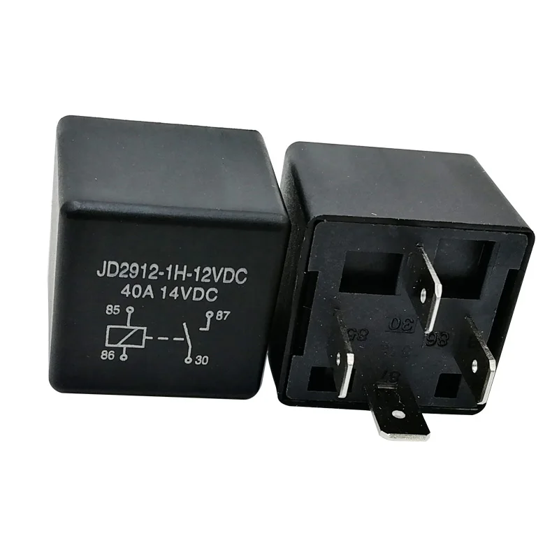 JD2912-1H Type Automotive relay 12V 24v 4 pin 40A automotive relay 24V 4 pin relay