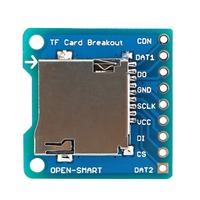 OPEN-SMART Micro SD / TF Card Breakout to DIP Board Module DIY Micro SD / TF Card Adapter Breakout Board Module for Arduino