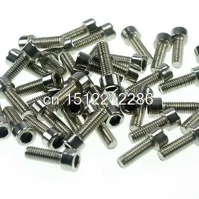 Lot50 Metric Thread M5*20mm Stainless Steel Hex Socket Bolt Screws