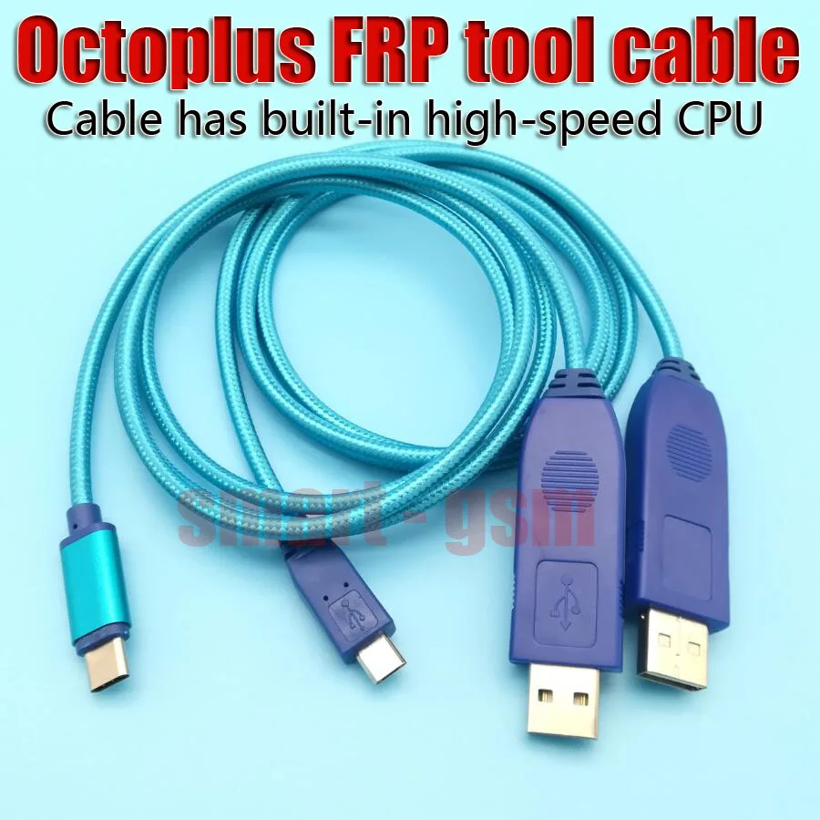 Octoplus FRP tool  2 in 1 cable  ( Micro + type C cable ) UART cable