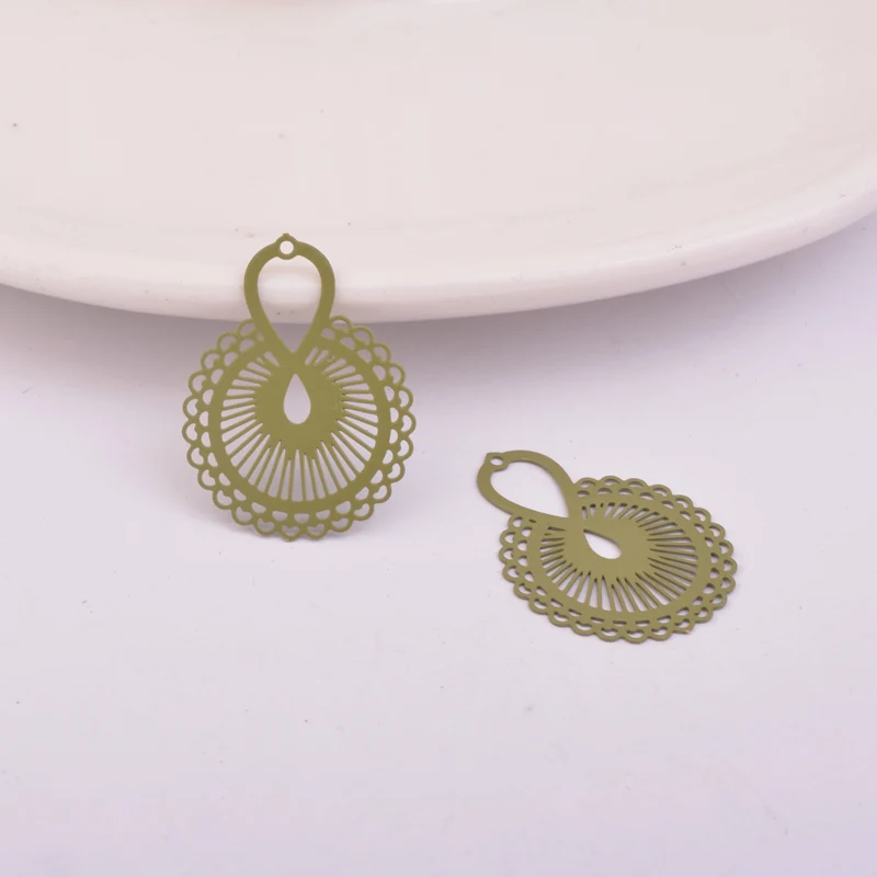 50 Stück AC9764 20*19mm Infinity-Ohrring-Anhänger, Liebes-Infinity-Charms, Verbinder, DIY-Schmuckzubehör – Detail 4