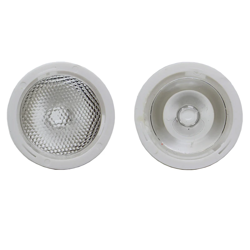 10-100PCS 23.5mm LED Lens 15 30 45 60 Degree Black White Holder For XPPE XPG XTE Or 3535 3030 High Power LED Light