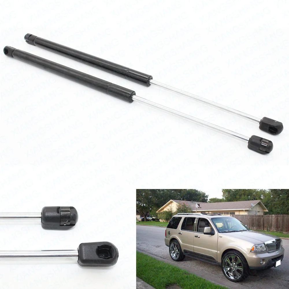 

2pcs Front Hood Bonnet Auto Gas Springs Struts Charged Lift Supports Fits for Lincoln Aviator Sport Utility 2003-2005 17.28 inch