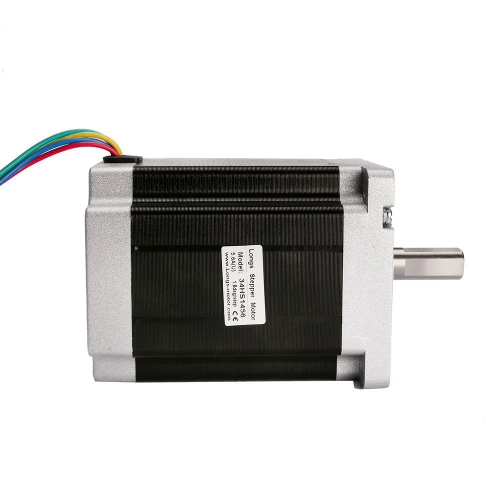 EU Free Shipping Stepper Motor 4Axis Nema34 1232ozin 34HS1456 5.6A 86BYGH +Driver DM860A CNC Router Mill Engraving