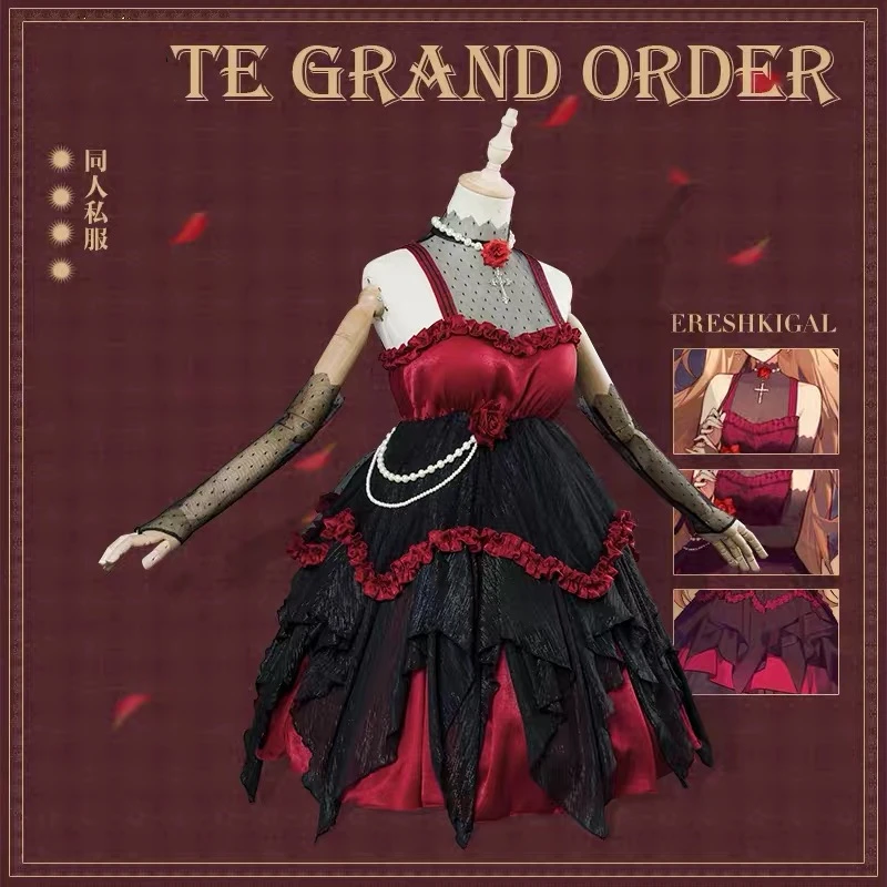 [Pre-Sell] Anime Fate Grand Order Ereshkigal Moon Girlfriend Lolita Dress/Outfit Cosplay Costume Women Halloween 