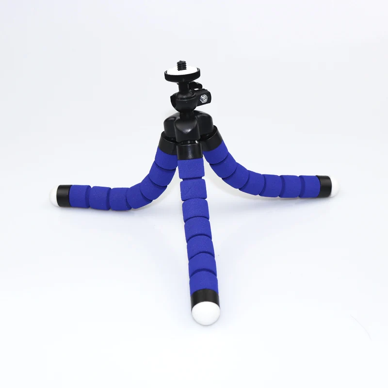 Mini Flexible Sponge Octopus Tripod for iPhone Samsung Xiaomi Huawei Smartphone Tripod Stand Holder for Gopro Camera DSLR Mount