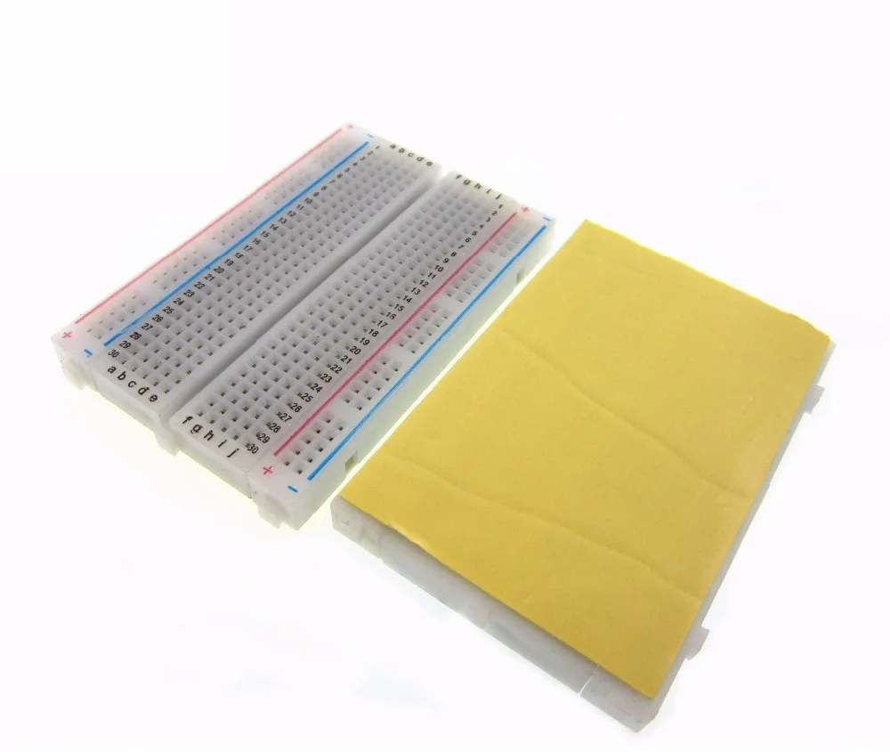 

HAILANGNIAO new 10pcs DIY 400 Points Solderless Bread Board Breadboard 400 PCB Test Board for ATMEGA PIC UNO