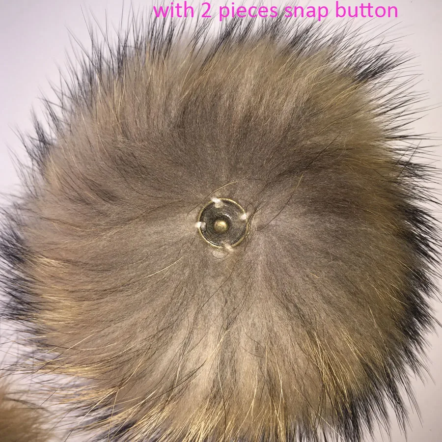 5pcs/ Lot Natural Raccoon Fur Pompoms 15cm Grey White Fox Pom Poms Fur Balls for Knitted Hat Cap Beanies DIY Real Fur Ponpon