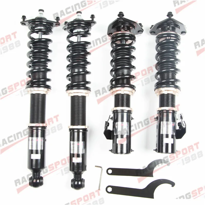 32 Step Mono Tube Coilovers Lowering Suspension kit For Nissan 240SX 95-98 S14