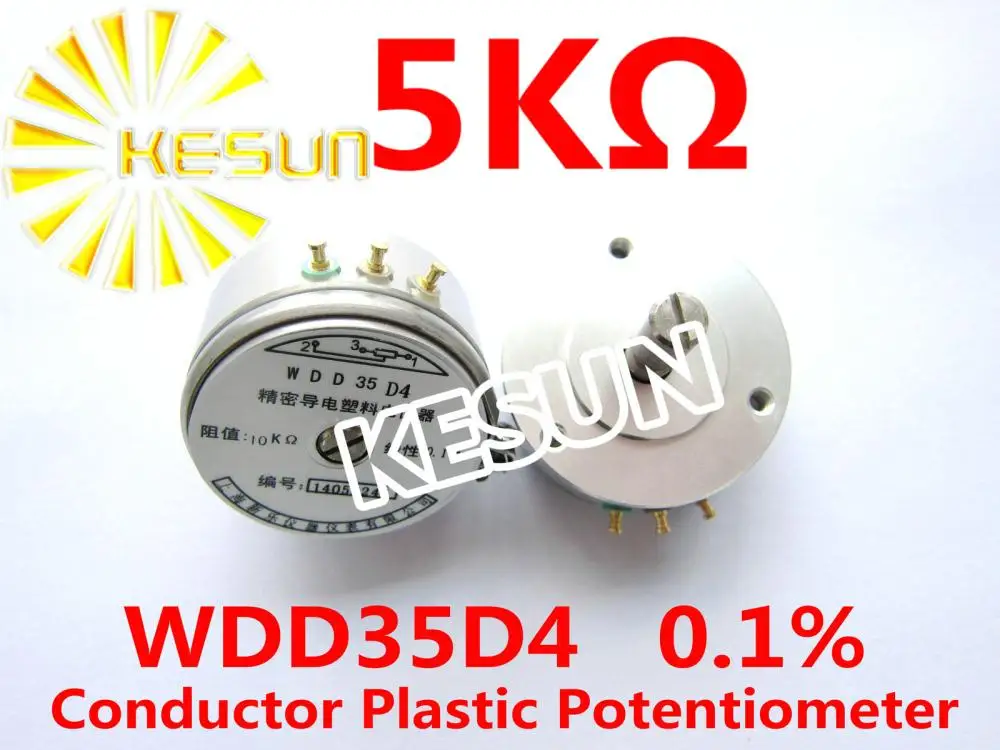 

WDD35D4 WDD35D-4 0.1% 1K 2K 5K 10K OHM 2W Condutive Plastic Potentiometer x 5PCS