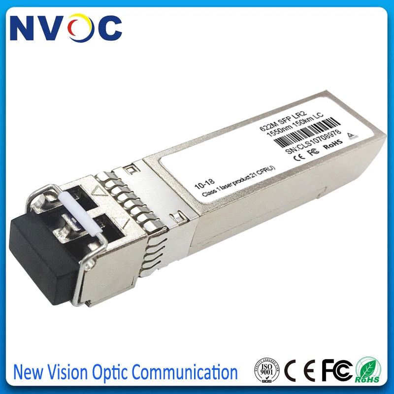 622M,1550nm,150KM,DDM,Dual Fiber,Single Mode,LC SFP Transceiver  Module